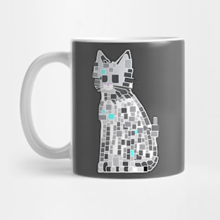 Cubist Cat Mug